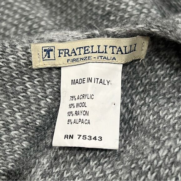 Fratelli Talli Italian Knit Shawl Women’s One Size - Picture 3 of 3